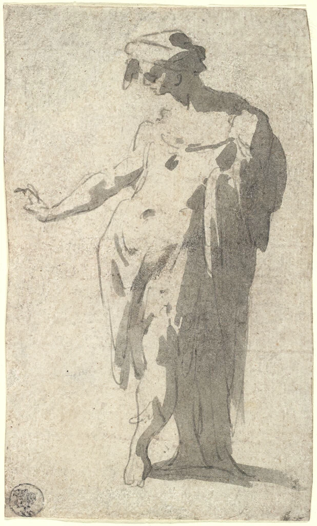 Bartholomeus Spranger - 127, Figura in piedi, Fogg Art Museum